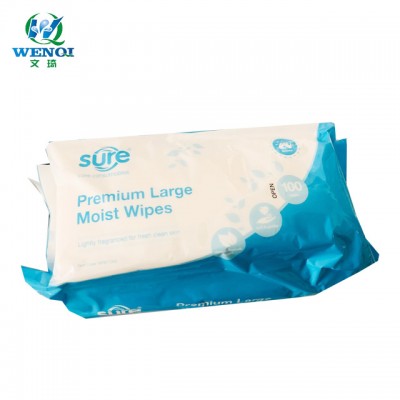 OEM factory of large size premium wet wipes