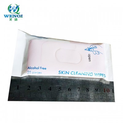 mini packing medical wet wipes for skin cleaning wipes