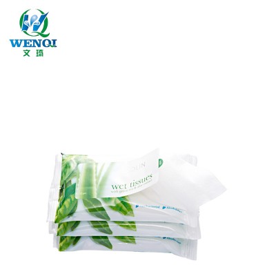 With green tea & aloe extract daily clease spunlace non-woven wet tissues