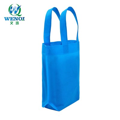 shopping bags environmentally friendly Three-dimensional 2 bottles of red wine champagne bag