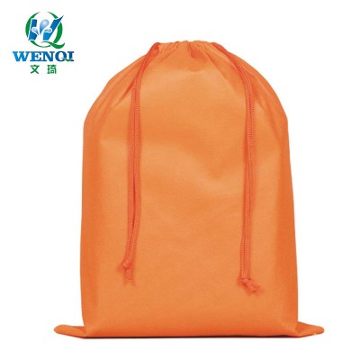 OEM factory PLA Bunch of pocket non-woven bag drawstring bag