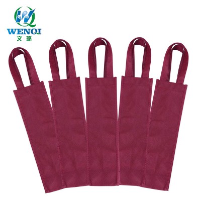 Red wine non-woven bags champagne non-woven bag gift non-woven bag