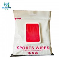 OEM packing sport cleaning wipes after sports