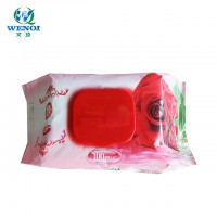 OEM factory of baby teeth cleaning wipes with plastic lids