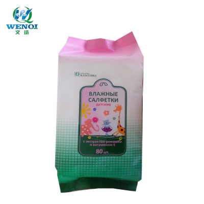 disposable hygiene baby organic wet tissue for hands and hips